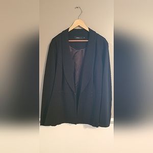 STUDIO LUXE PONTE PEPLUM BLAZER by Torrid